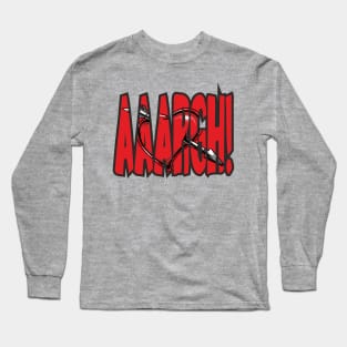 Aaargh Heart Arrow Wand Heart Birthday Gift 2 Long Sleeve T-Shirt